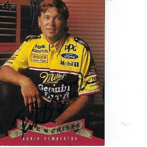 ROBIN PEMBERTON SIGNED 199UPPERDECK SP RACING #136 - NASCAR - Image 1 of 1