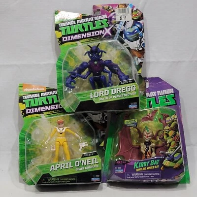 3 figuras de acción Teenage Mutant Ninja Turtles Demension 2015 Viacom April O'Neal Foto 1 de 4