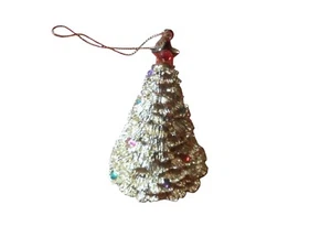 Avon Oro Estrás Navidad Vacaciones Brillo Adorno Árbol con Caja - Imagen 1 de 8