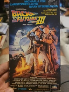 Back To The Future Part 3 1990 VHS Rare Hard To Find - Picture 1 of 2
