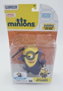 NIB Minion Dracula Stuart Poseable Action Figure Rip Cord Action Despicable Me - Bild 1 von 2
