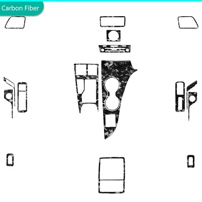 20Pcs Forged Carbon Fiber Kits Full Interior Trim For Lexus RX350 RX450H 2016-19 - Изображение 1 из 4