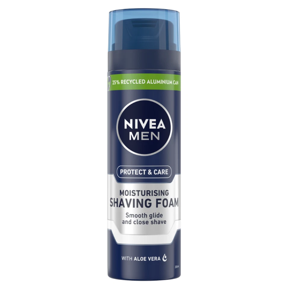 Men's Skincare Toiletries Nivea Fresh Moisturising Shaving Foam 195g - image 1 of 1