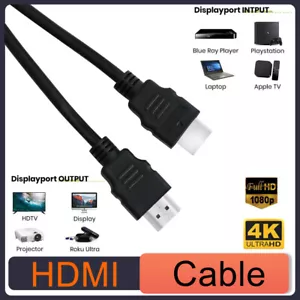 HDMI Cable Lead Cord High Speed Premium 4K V2.0 Ultra HD1080P 3D ethernet ARC HE - Picture 1 of 8