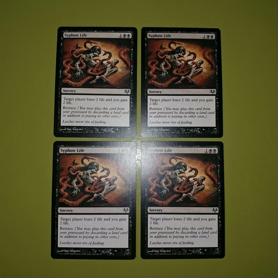 Syphon Life x4 Eventide 4x Playset Magic the Gathering MTG  - Image 1 of 1
