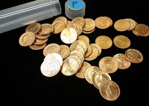 1984 - 1999 US Mint Set Token from Philly Mint / BU 1 Roll(50 coins) in tube Cover