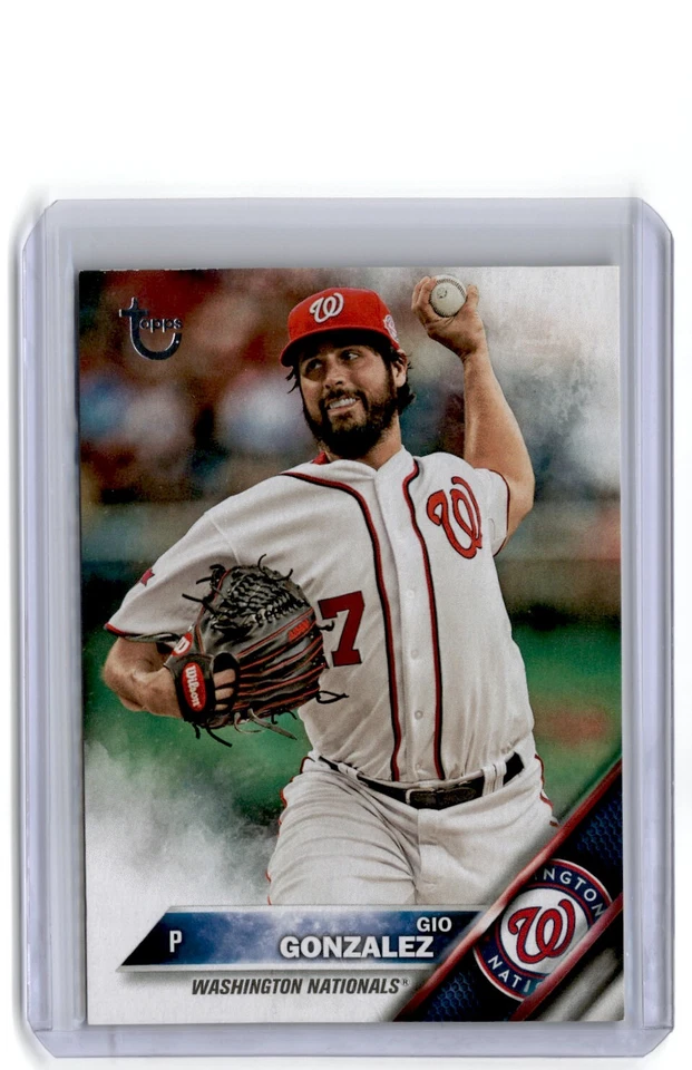 2016 Topps Vintage Stock Gio Gonzalez 51/99 Washington Nationals #47 - Image 1 of 2