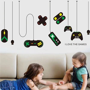Playroom Wall Sticker Set For Boys' Bedroom Living Room Removable Art Decoration - Picture 1 of 12