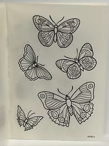 Pegatinas transparentes de mariposas transparentes Jessica Mazurkiewicz - Imagen 1 de 6