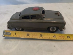 Vintage U.S. Army Staff Car, Friction, Tin Litho, S-1753 nice piece. - Picture 1 of 11
