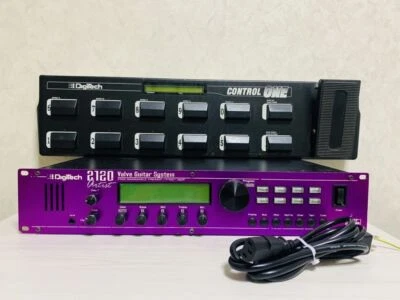 Digitech 2120 guitar multi effects preamp w/foot controller ,power cable Working - Image 1 of 3