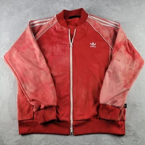 Adidas Jacket Mens XL Red Pharrel Williams Hu Holi Superstar Track Human Race - Picture 1 of 10