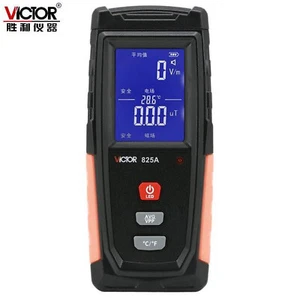VICTOR 825A Electromagnetic Radiation Tester Handheld Digital LCD EMF Meter✦Kd - Picture 1 of 4