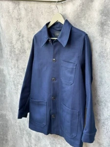 A DAYS MARCH Nightingale Overshirt Jacket with Buttons Navy Men's Size 34 - Picture 1 of 13