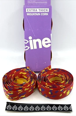 NOS VINTAGE Genuine MacroSplash Cinelli MOUNTAIN CORK Extra Thick Bar Tape - Image 1 of 4