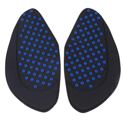 Almohadilla lateral de tracción para tanque de motocicletas ATV de 2 piezas empuñaduras universales de combustible de gas Foto 1 de 4