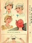  Chapeau vintage McCall pour femmes années 1930 cravate motif de couture reproduction #112