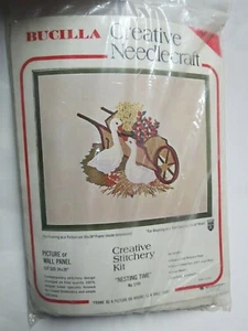 Kit de guardería Bucilla Crewel de colección #1749 tiempo de anidación gansos EE. UU. Aguja sellada - Imagen 1 de 5