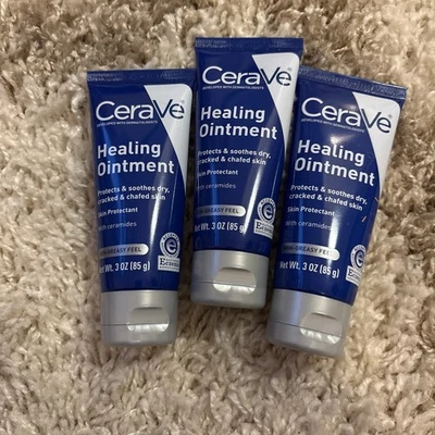 (Paquete de 3) Ungüento curativo protector de la piel CeraVe 3 oz caducidad 11/2026 Foto 1 de 2