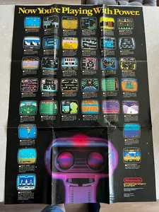 Now You're Playing With Power (1987) Vintage NES Poster - Bild 1 von 2