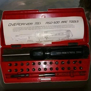 MAC TOOLS OVER DRIVER PRO RSD-500 SILENT DRIVE ROLLER CLUTCH SCREWDRIVER - Foto 1 di 2