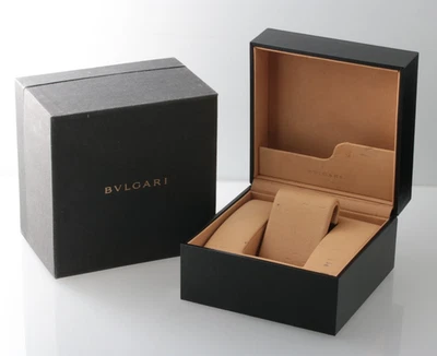 GENUINE Bulgari Display Watch Box With Outer Bvlgari Presentation Cardboard Case - Image 1 of 4