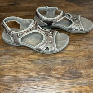 Clarks Collection in Motion sport walking comfort sandals Bronze Size 8 open toe - Picture 1 of 12