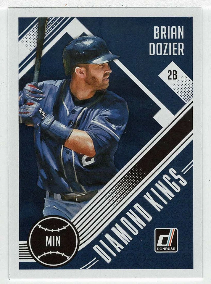 Brian Dozier - Minnesota Twins - Diamond Kings - 2018 Donruss Baseball # 17 Mint - Image 1 of 1