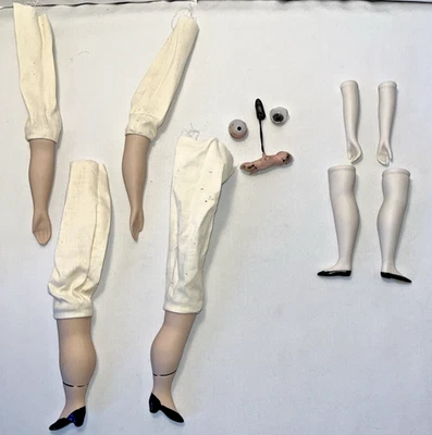 Lote De Colección De Piezas Muñeca Victoriano Rocker Piezas Ponderadas Ojos Brazos Piernas Porcelana Foto 1 de 4