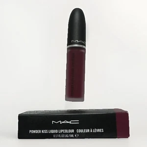 MAC Powder Kiss Liquid Lipcolour Lipstick | 983 BURNING LOVE | NEW | Retail $28! - Picture 1 of 10