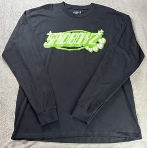 Sad Boyz schwarz-neongrünes Langarmshirt Herren Gr. XL - Bild 1 von 5