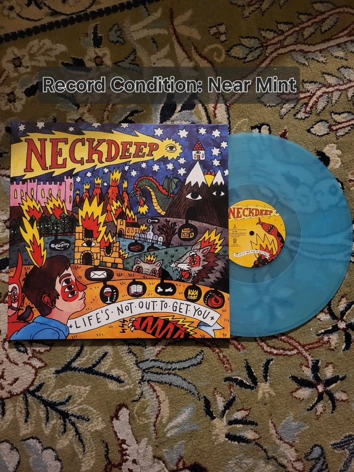 Neck Deep - Life's Not Out to Get You Vinyl - Transparent Blue - 2015 HR 2156 NM - Image 1 of 4