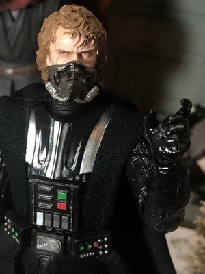 Star Wars Serie Negra Lote PERSONALIZADO Concepto Darth Vader/Anakin 6 Pulgadas SITH Raro Foto 1 de 4
