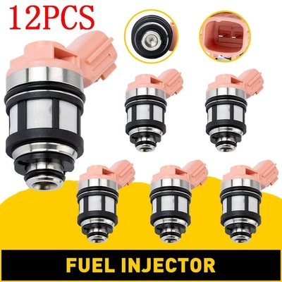 12x Fuel Injector For 1996-2004 Nissan Frontier Pathfinder Xterra 3.3L 166001800 - Image 1 of 4