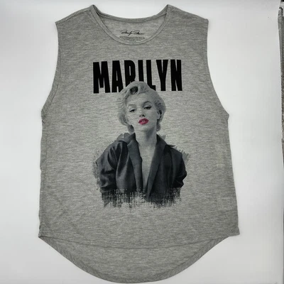 Camiseta Marilyn Monroe Muscle Juniors Talla XL Gris Auténtica Marca Marilyn Monroe Foto 1 de 4