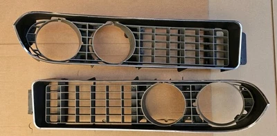 1971 Ford Torino 500 RH LH Grille Grill Surround Bezel Molding Trim / OEM - Image 1 of 4