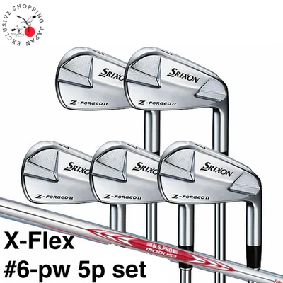 SRIXON Z-FORGED II Iron Wedge 6-pw 5p Set X-Flex Modus3 TOUR 120 Steel Shaft JP - Image 1 of 4