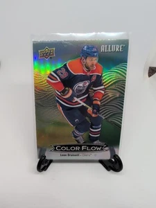 2024-25 Upper Deck Allure - Color Flow Leon Draisaitl #CFL-27 giallo verde - Foto 1 di 10