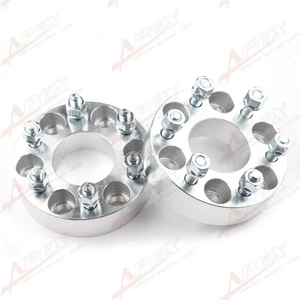 2PCS 6x114 to 6x114 / 6x4.5'' Wheel Spacers Adapters 1.5" Thick 12x1.25 Studs US - Picture 1 of 4