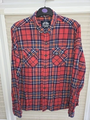 Camisa para hombre 3XL XXXL Reds White & Blues Lumberjack Twill de Superdry. Excelente estado. Foto 1 de 4