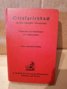 Buch  Strafgesetzbuch von 1936 Deutsches Reich  Deutsche Reichsgesetze - Bild 1 von 2