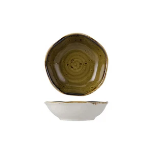 Tuxton China Inc Artisan Geode 5-1/2 oz. Walnut Porcelain Fruit Dish - 2 Doz - Picture 1 of 1