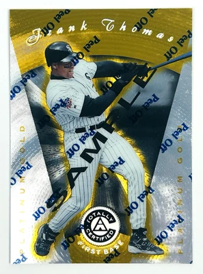 Frank Thomas Platinum Gold #41 1997 totalmente certificado promoción SP/30 White Sox Foto 1 de 2