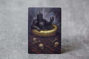 CHILLING ONE RING  | MTG Satirical Fan ARt - Picture 1 of 3