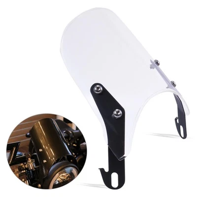Carenado transparente para parabrisas de faros de motocicleta de 5-7"" para Suzuki Yamaha Foto 1 de 4