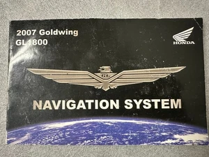 2007 HONDA GOLDWING GL1800 NAVIGATION SYSTEM MANUAL - Picture 1 of 4