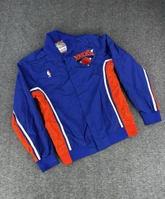 New York Knicks Mitchell & Ness Jacket Mens S (36) Blue 1992-93 Warm Up Jacket - Image 1 of 4