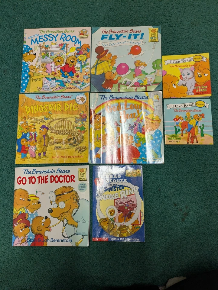 Lot Of 8 Berenstain Bears PB Children's Books By Stan & Jan Berenstain - Image 1 of 1