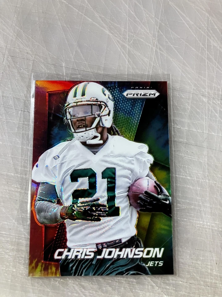 2014 Panini Prizm #112 Chris Johnson Tie-Dyed Prizm #/25 Tie Dye - Image 1 of 2