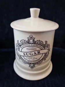 Cloverleaf T G Green ivory classics sugar jar - Picture 1 of 6